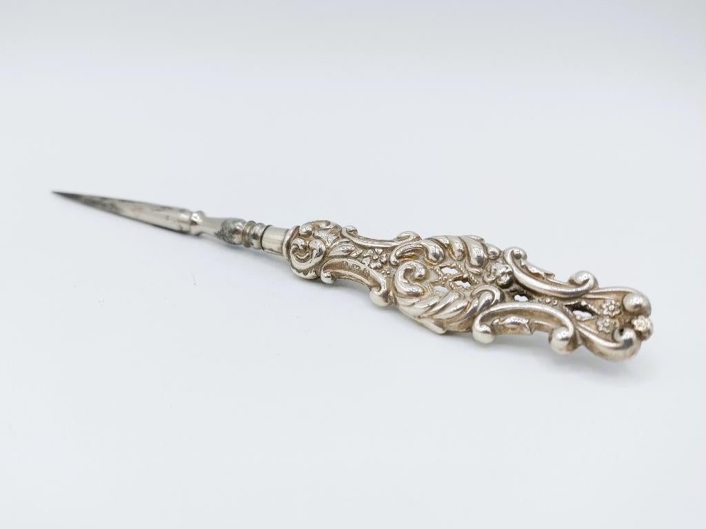 Zilveren naaipriem, Adie & Lovekin Ltd, Birmingham, 1900, Antiek en Kunst, Verzenden, Zilver