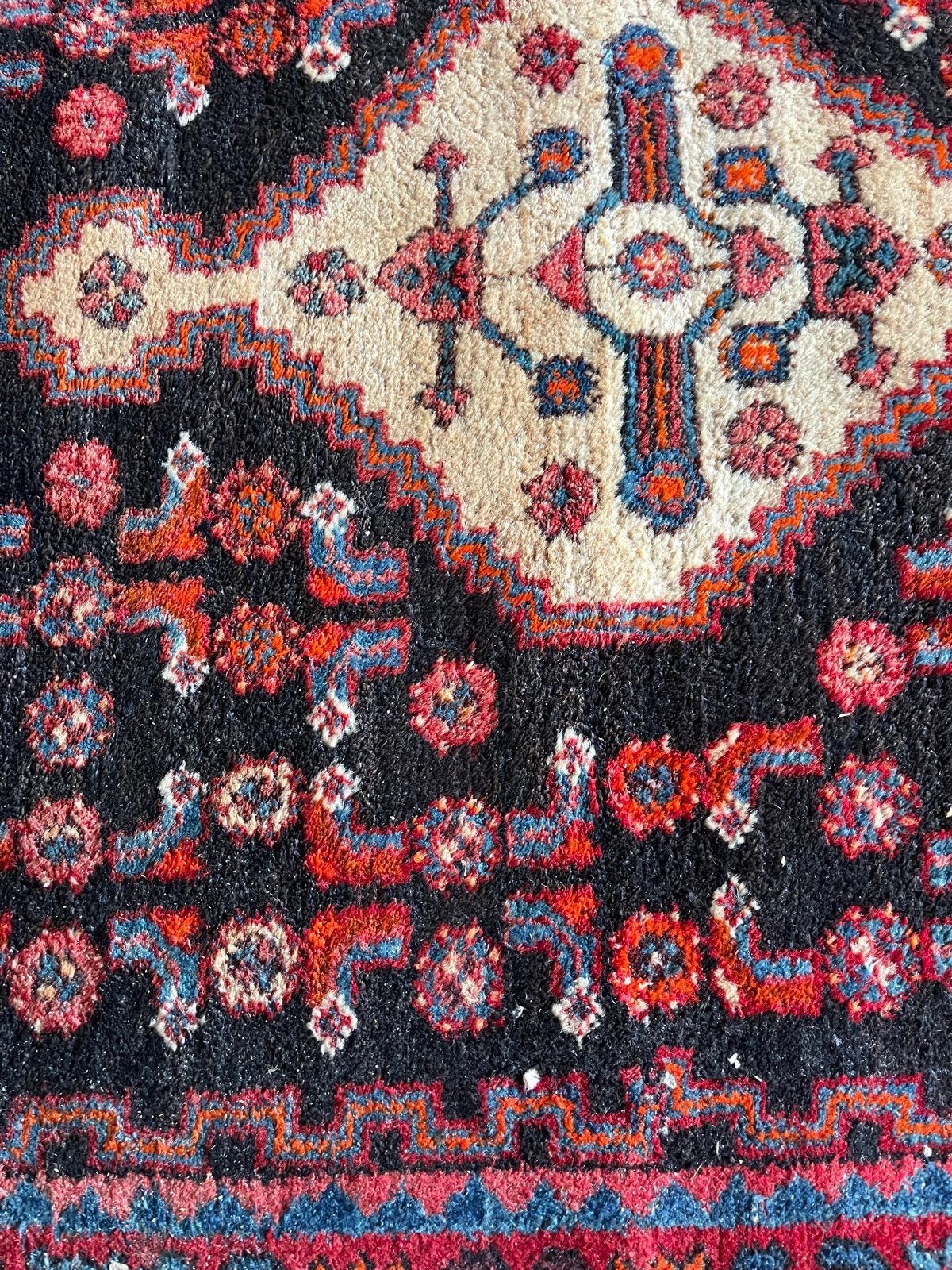 Vintage Perzisch tapijt 140x220cm, Huis en Inrichting, Stoffering | Tapijten en Kleden, Ophalen, Rechthoekig