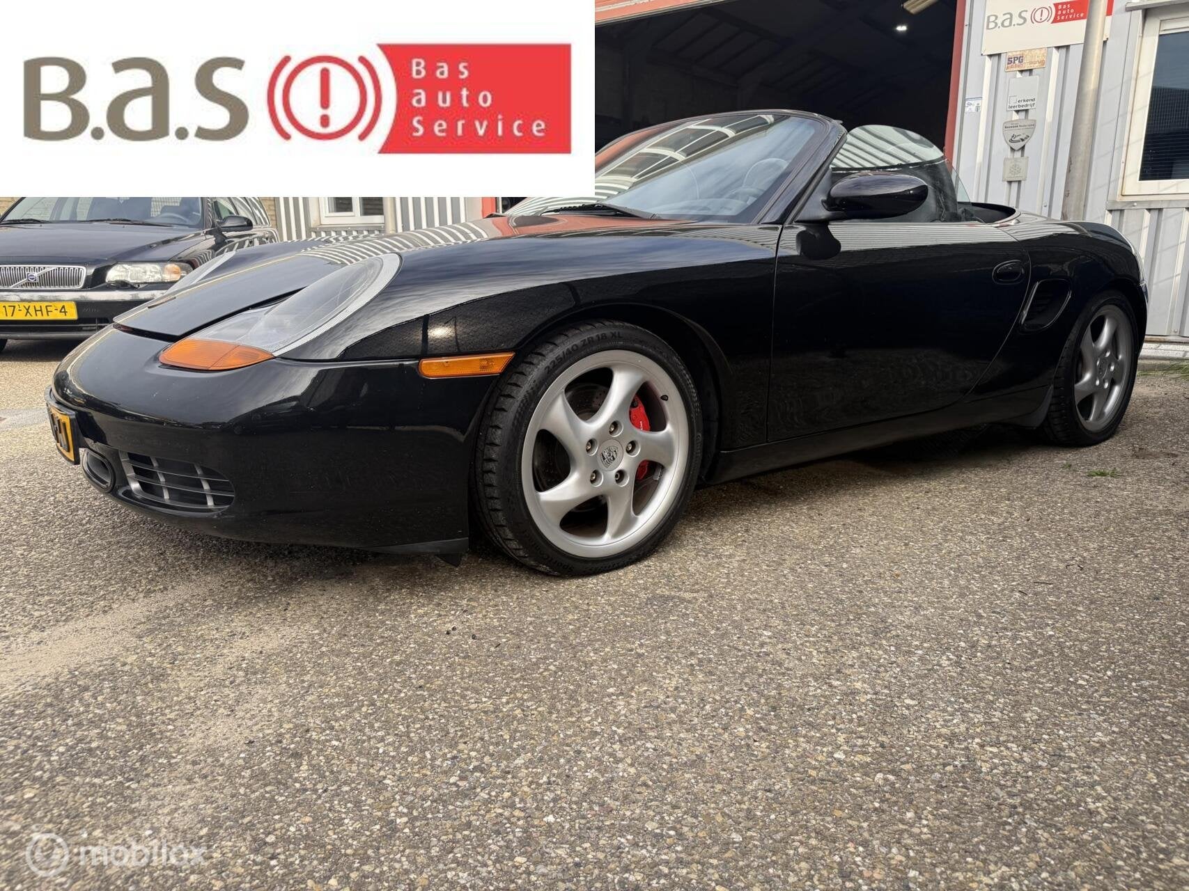 Porsche Boxster S 3.2 1e eigenaar, Euro 2, Achterwielaandrijving, Gebruikt, Zwart