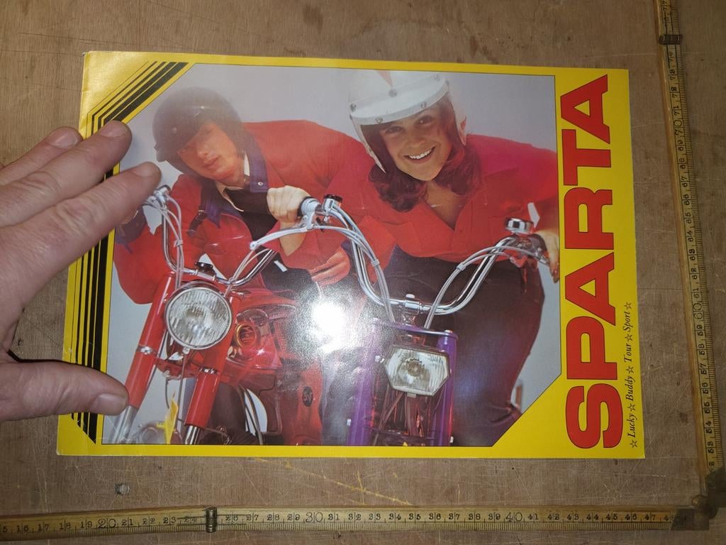 Sparta reklame brochure, Ophalen of Verzenden, Gebruikt