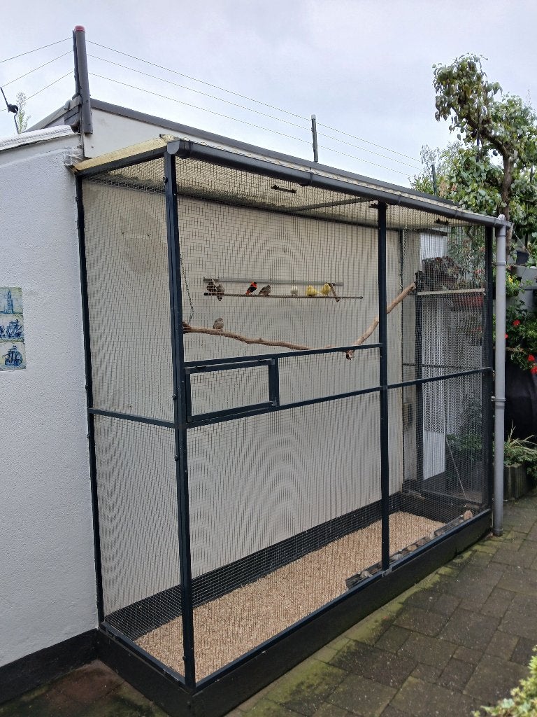 voliere antraciet aluminium, Ophalen, Gebruikt, Aluminium, Volière