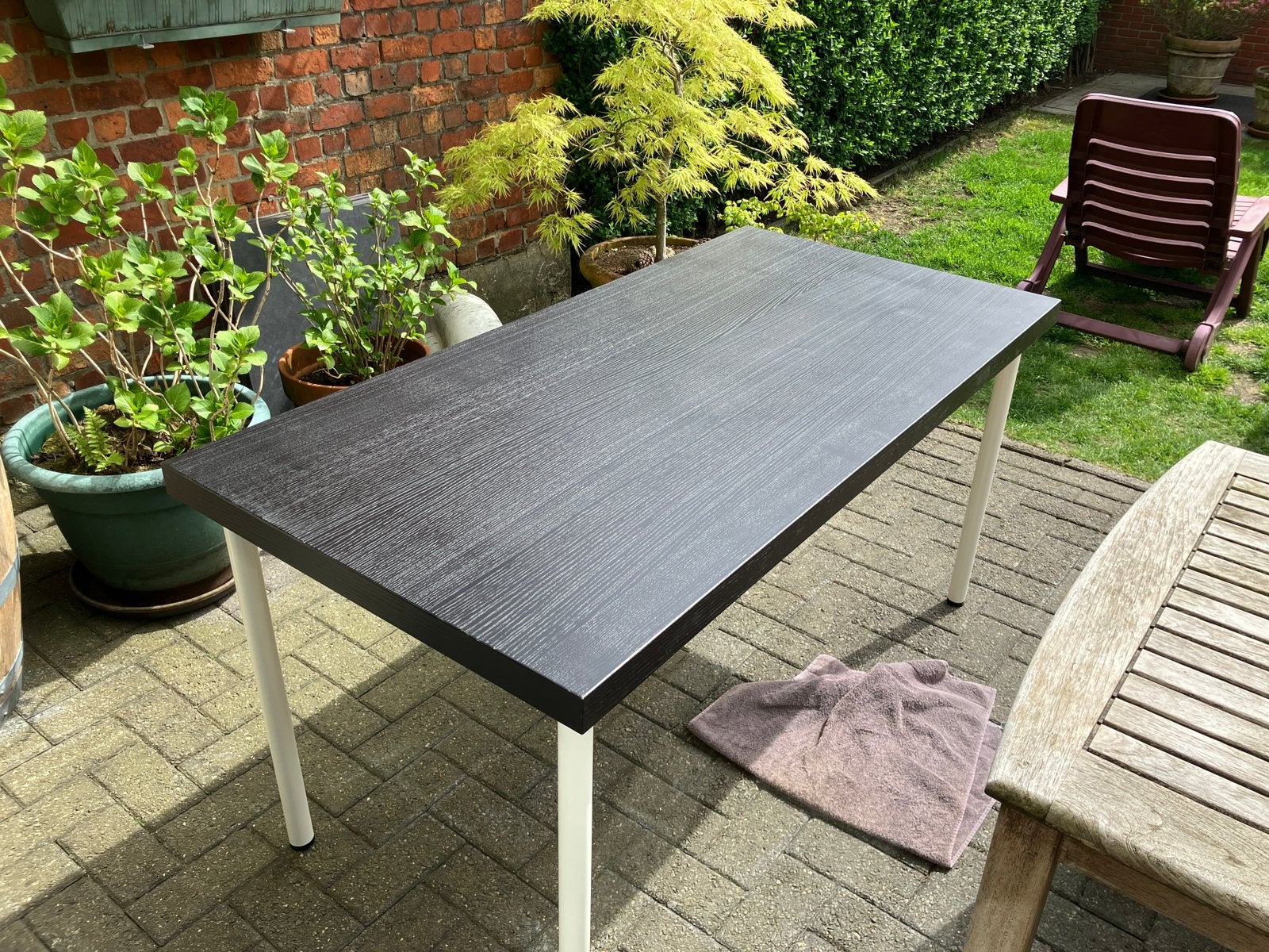 Verstelbaar bureau / tafel, Ophalen, Zo goed als nieuw