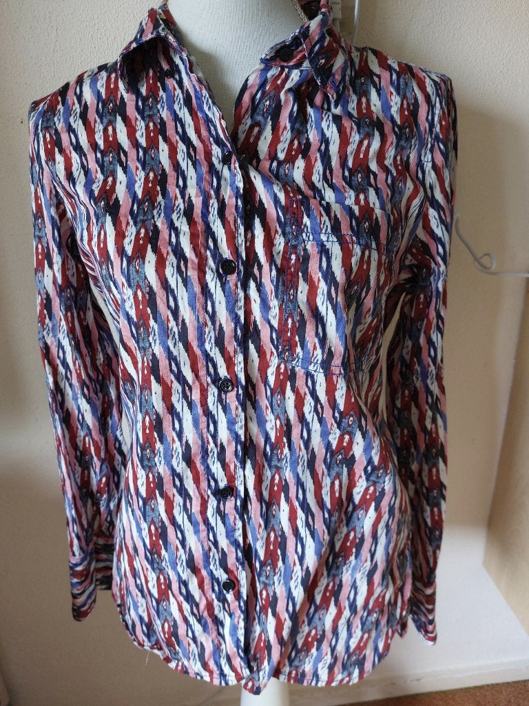 Fantastische blouse van ISABEL MARANT mt 38, Meerkleurig, Ophalen of Verzenden, Zo goed als nieuw, Maat 38/40 (M)