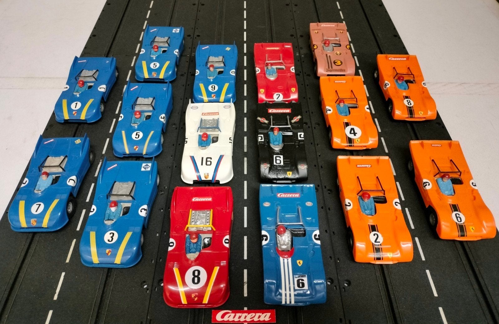 Carrera Universal racebaan raceautos Ferrari / Porsche wagen, Ophalen of Verzenden, Elektrisch, Carrera