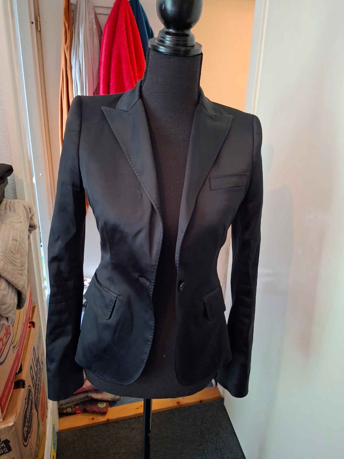 D&G Dolce & Gabbana Zwart Jasje Maat 38 (M), Maat 38/40 (M), Dolce & Gabbana, Zwart, Ophalen of Verzenden