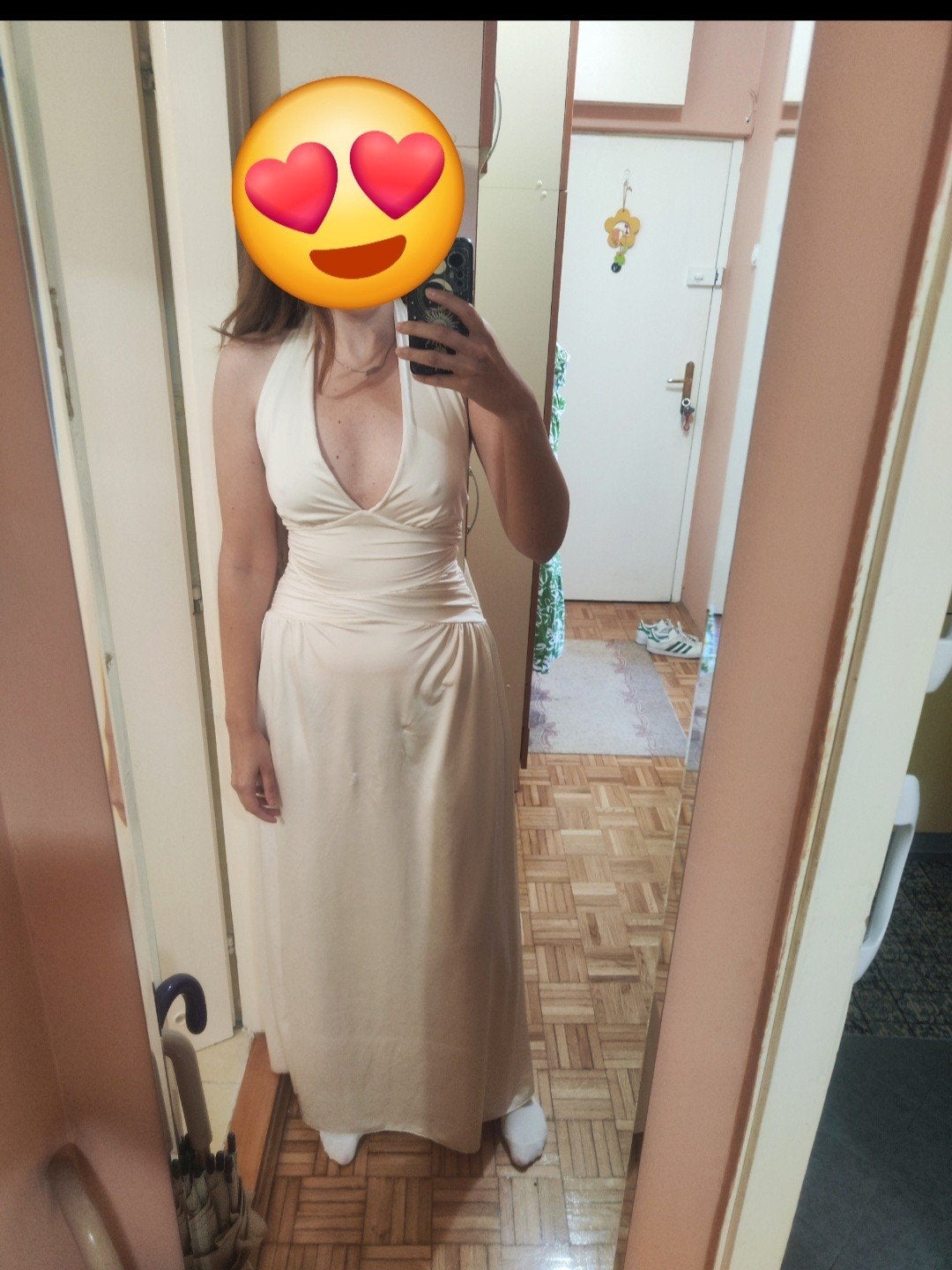 Op maat gemaakte witte jurk maat 36, Kleding | Dames, Jurken, Maat 38/40 (M), Wit, Ophalen of Verzenden, Zo goed als nieuw