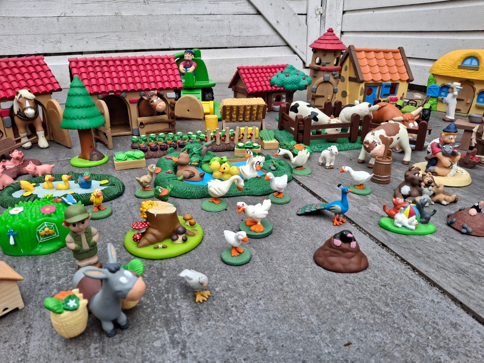 Grote collectie speelgoed: boerderij, dieren en dino's, Ophalen of Verzenden, Gebruikt, Jongen of Meisje