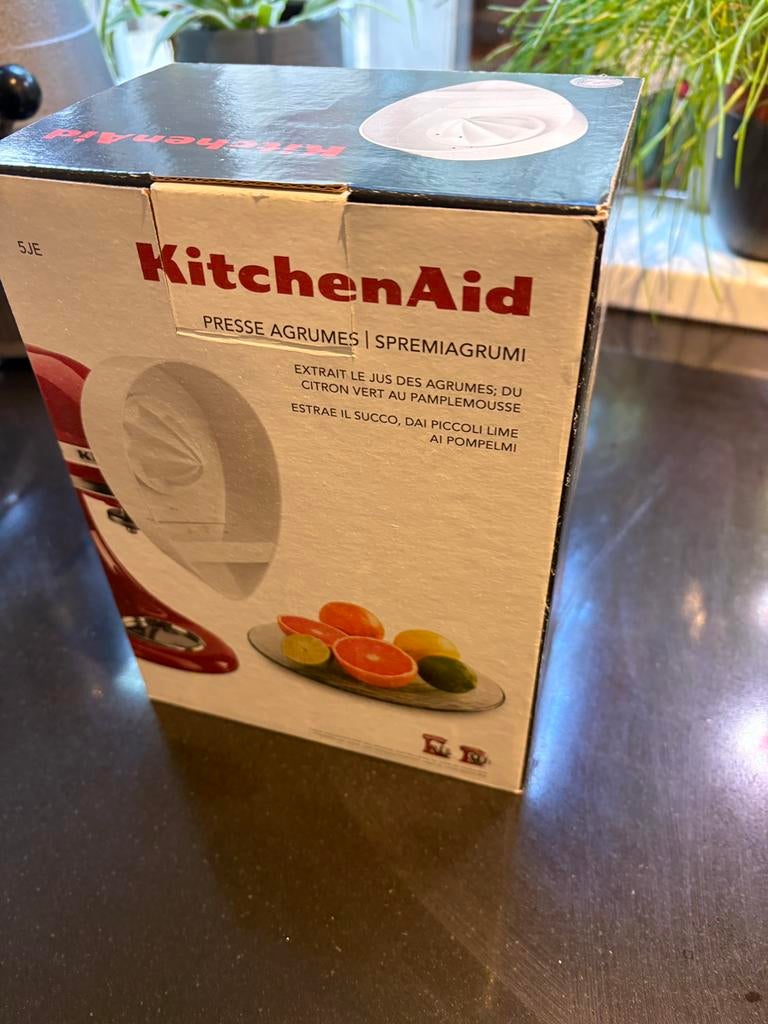 Citruspers voor kitchenaid, Minder dan 1 liter, Verzenden, Zo goed als nieuw, 1 snelheid