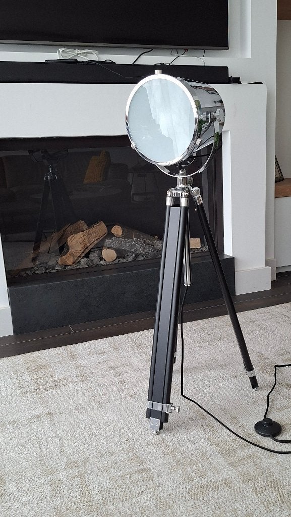 Te koop: Vloerlamp, Ophalen, 100 tot 150 cm, E27 (groot), Zo goed als nieuw