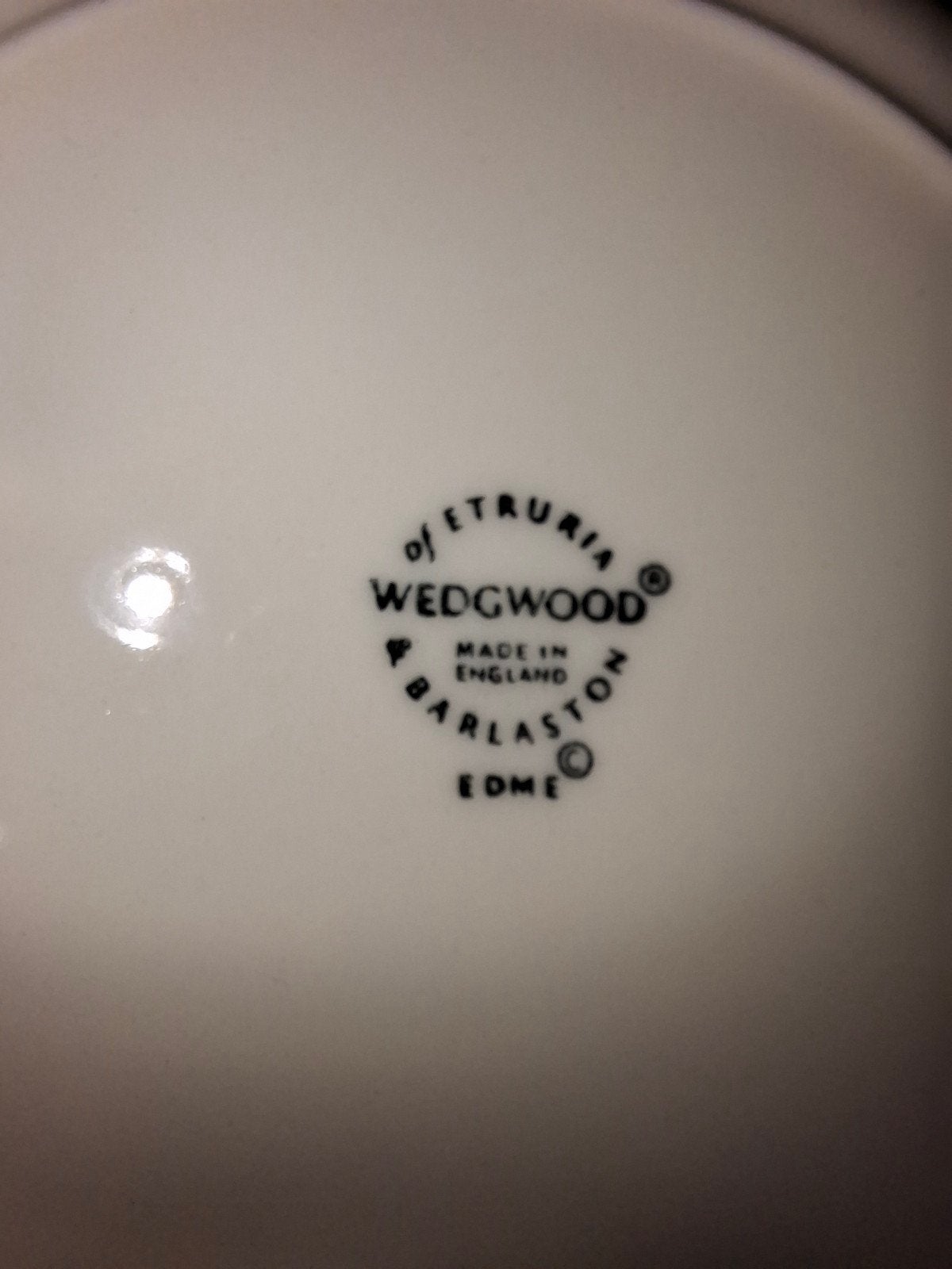 Set van 6 Wedgwood Etruria Barlaston EDME diepe borden, Keramiek, Vintage, Nieuw, Ophalen of Verzenden