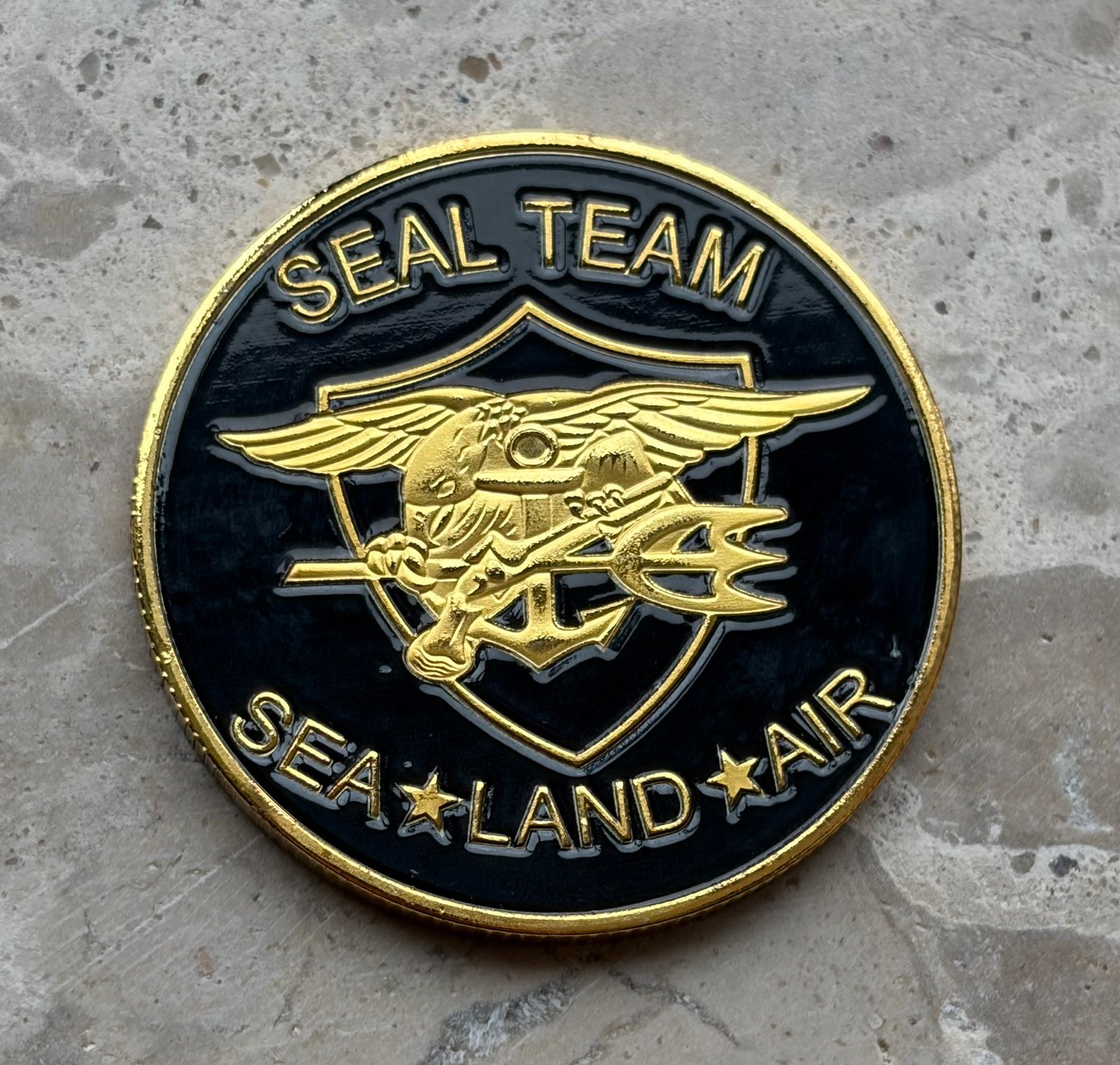 US Navy Seals coin, Verzamelen, Ophalen of Verzenden, Marine, Amerika, Embleem of Badge