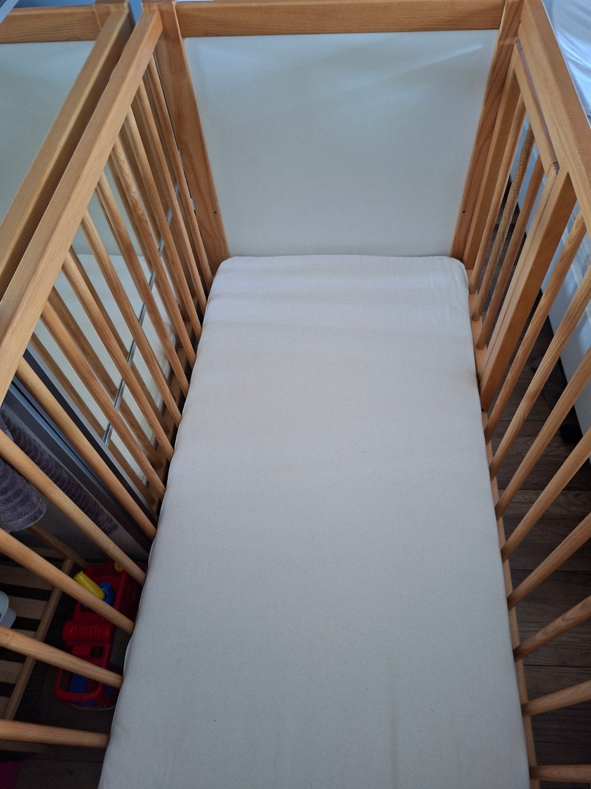 Ledikant met deurtje en matras, Ophalen, Gebruikt, Ledikant