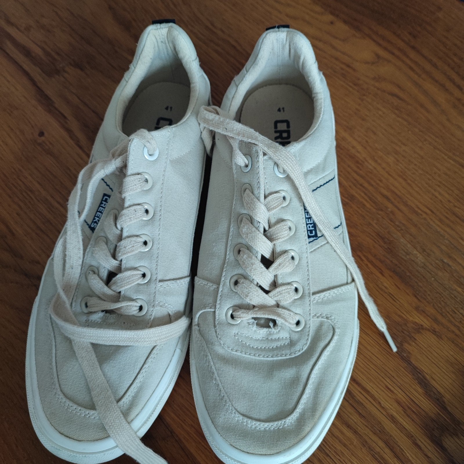 Creeks Sneakers Maat 41 - Canvas, Beige, Ophalen of Verzenden, Sneakers of Gympen, Gedragen