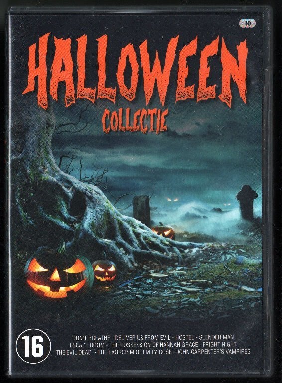 Halloween Collectie, 10-film BOX. DVD. Zie tekst voor titels, Cd's en Dvd's, Dvd's | Horror, Gebruikt, Vanaf 16 jaar, Nederlands