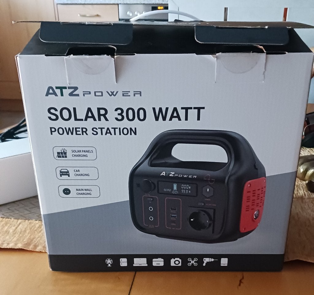powerstation 300 W zgan, Verzenden, Zo goed als nieuw