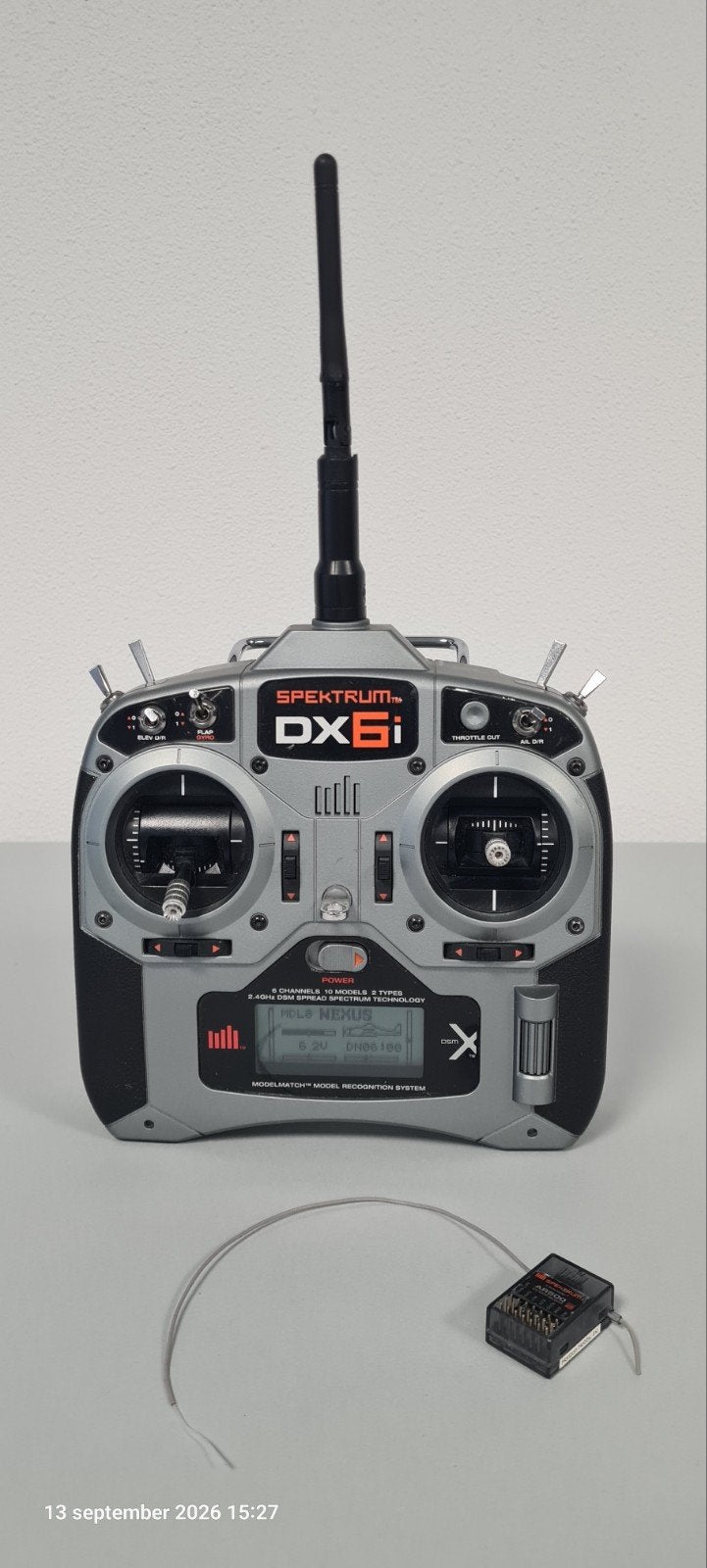 Spektrum DX6i afstandsbediening met ontvanger, Ophalen of Verzenden, Gebruikt