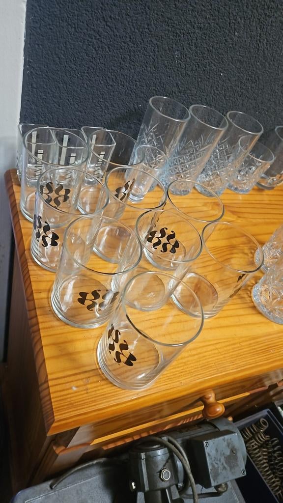 Tiktak theeglazen, Ophalen of Verzenden, Glas, Overige stijlen, Glas of Glazen