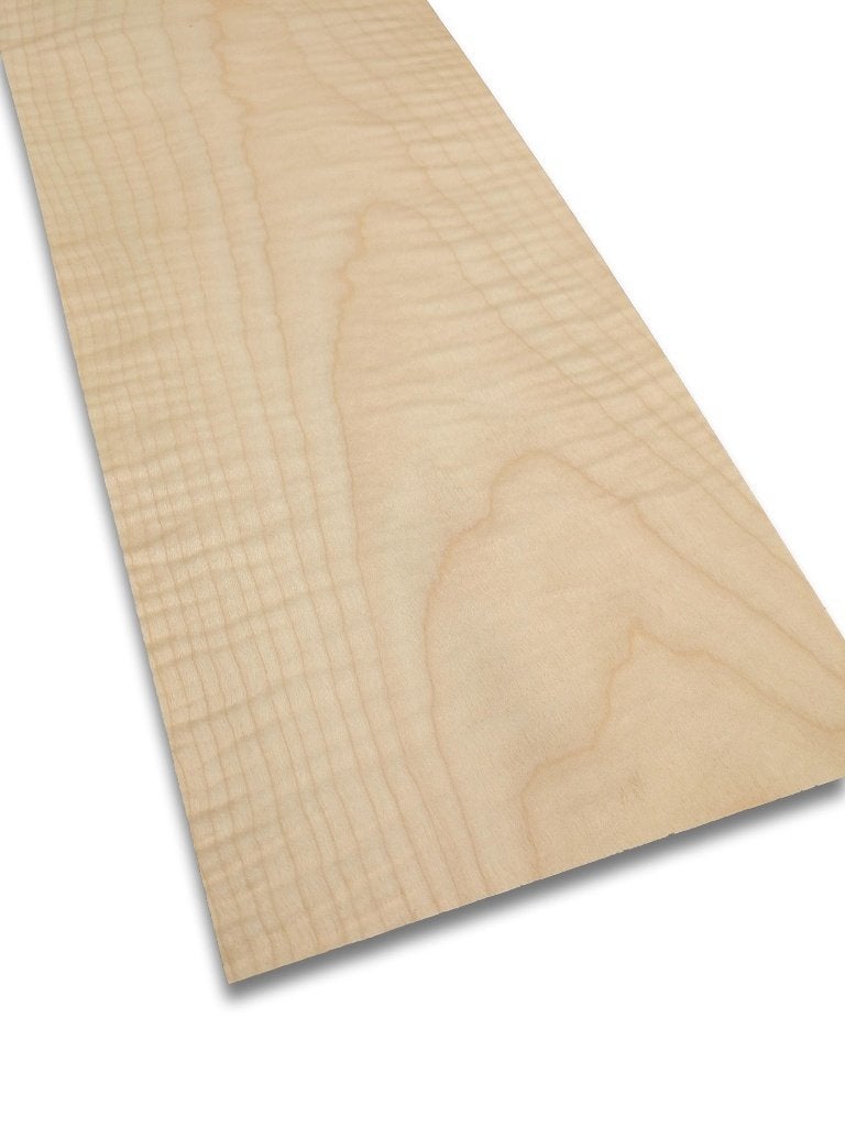 Esdoorn (gewaterd) fineer | 53x19 cm, -, -, Nieuw, Ophalen of Verzenden