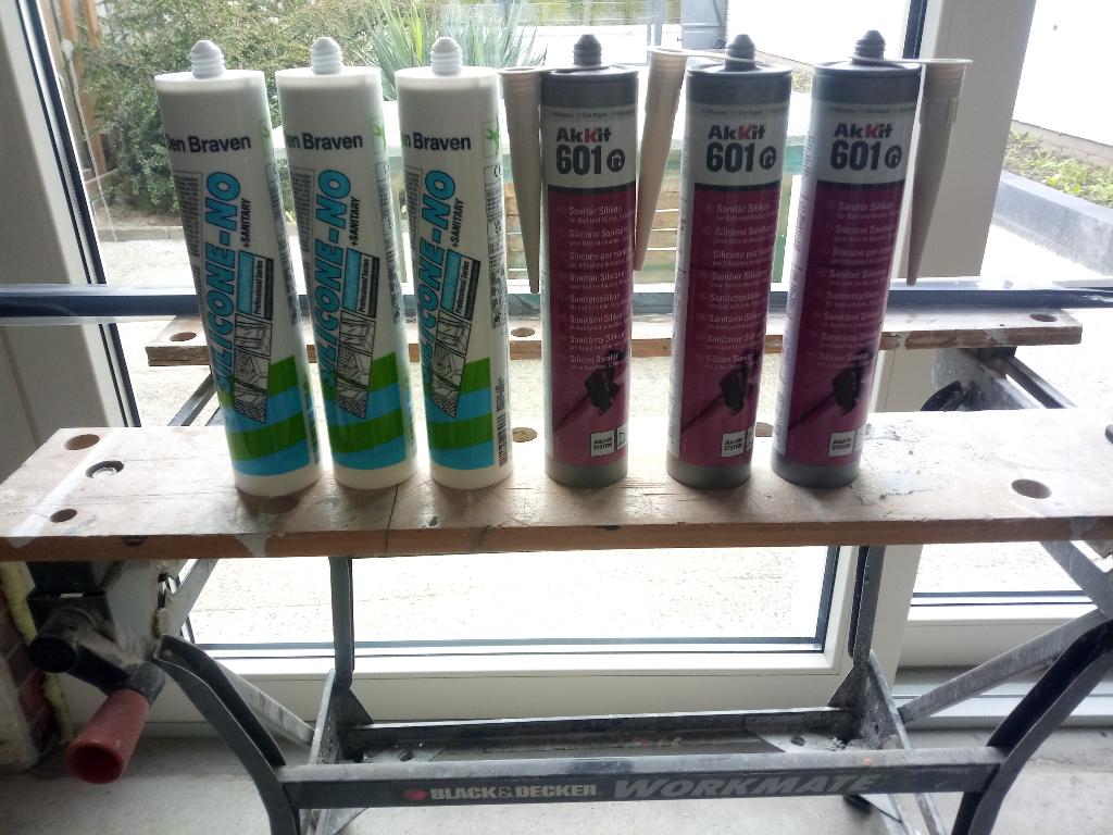 Siliconenkit, Overige materialen, Nieuw, 15 m² of meer, Ophalen