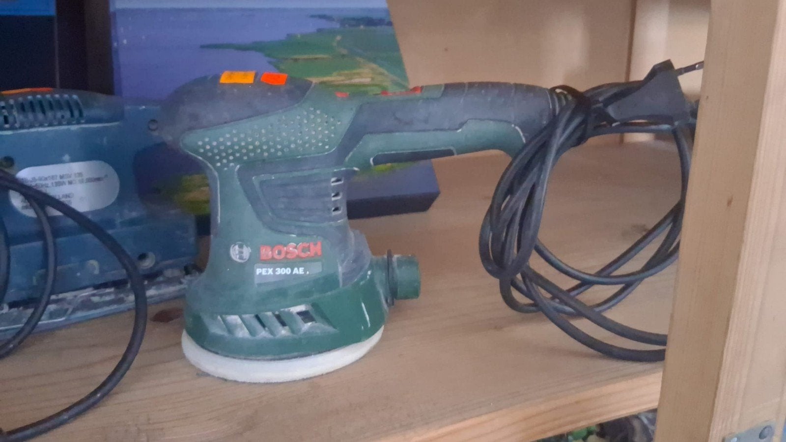 Bosch PEX 300 AE Excentrische Schuurmachine, Ophalen of Verzenden, Gebruikt, Minder dan 600 watt, Excentrische schuurmachine