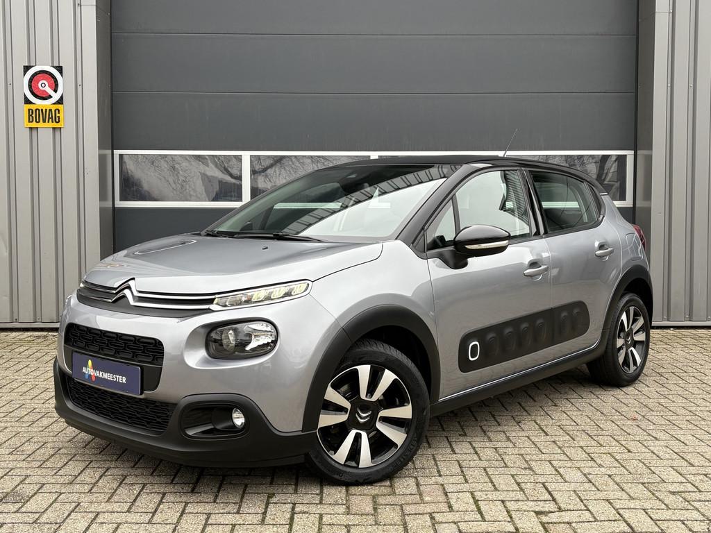 Citroën C3 1.2 PureTech S&S Shine Automaat | Navi | Camera, 12 maanden, Stof, Gebruikt, 1199 cc