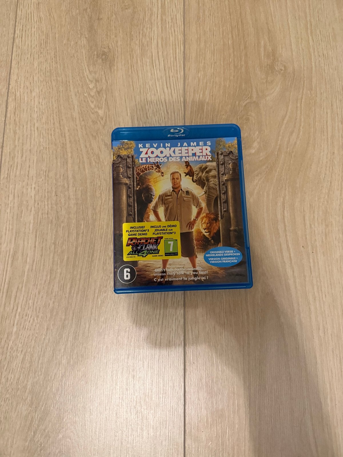 Zookeeper Blu-ray, Film, Kinderen en Jeugd, Gebruikt, Inclusief extra's