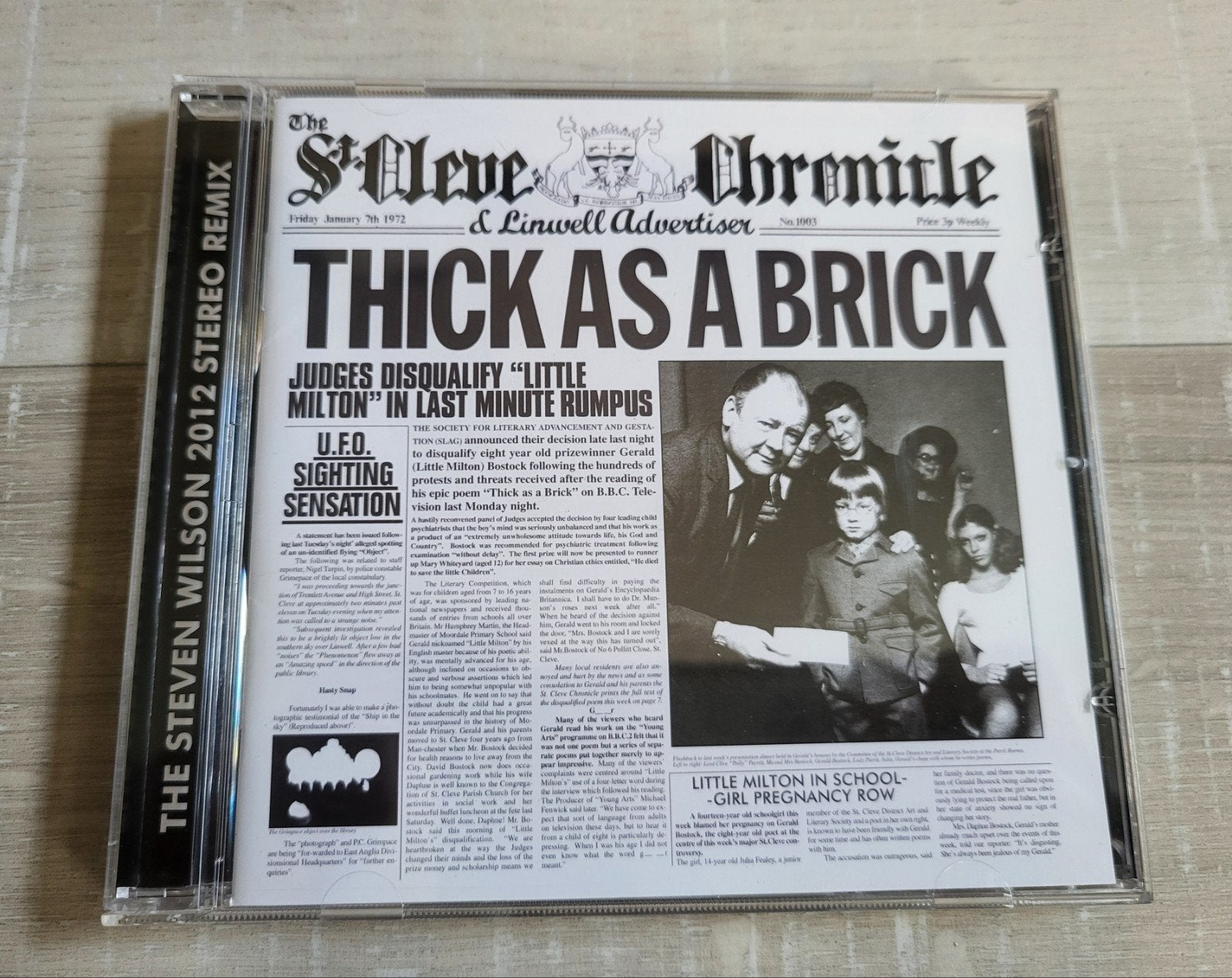 cd Jethro Tull - Thick as a brick (remix), Ophalen of Verzenden, Zo goed als nieuw