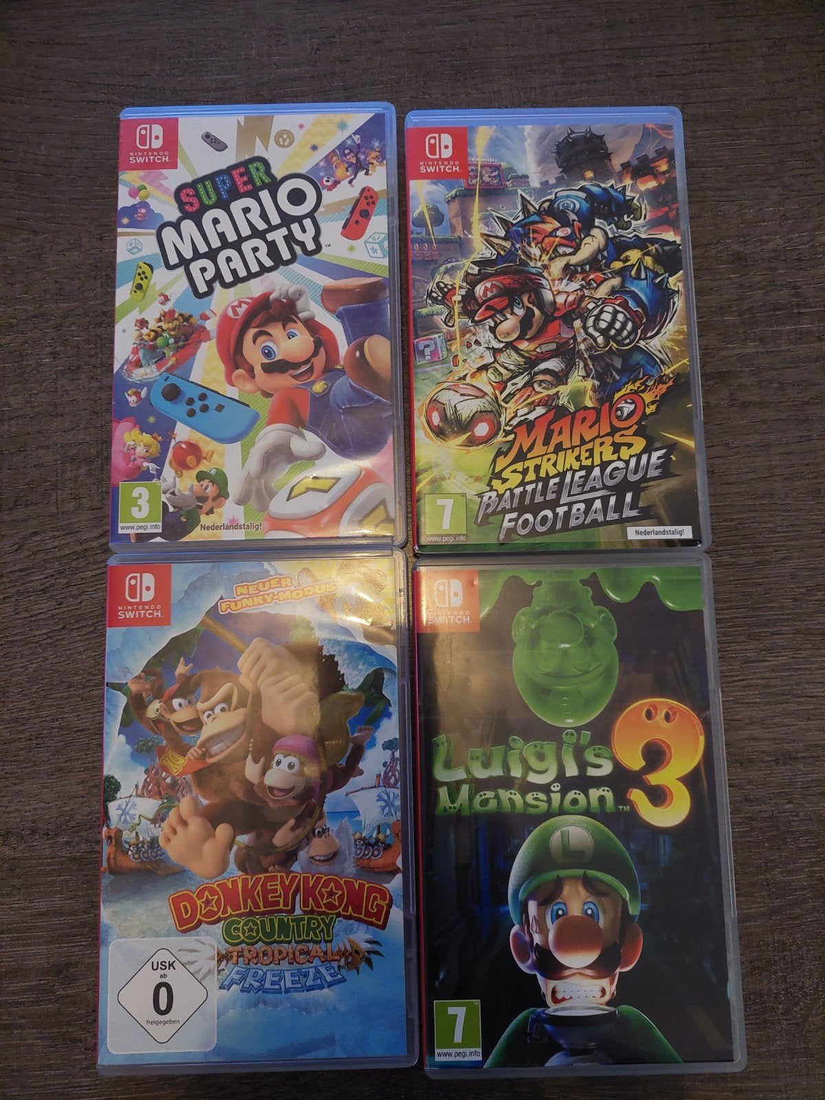 4  POPULAIRE Nintendo Switch games TE KOOP, Ophalen of Verzenden, Zo goed als nieuw, Switch Original, Met games