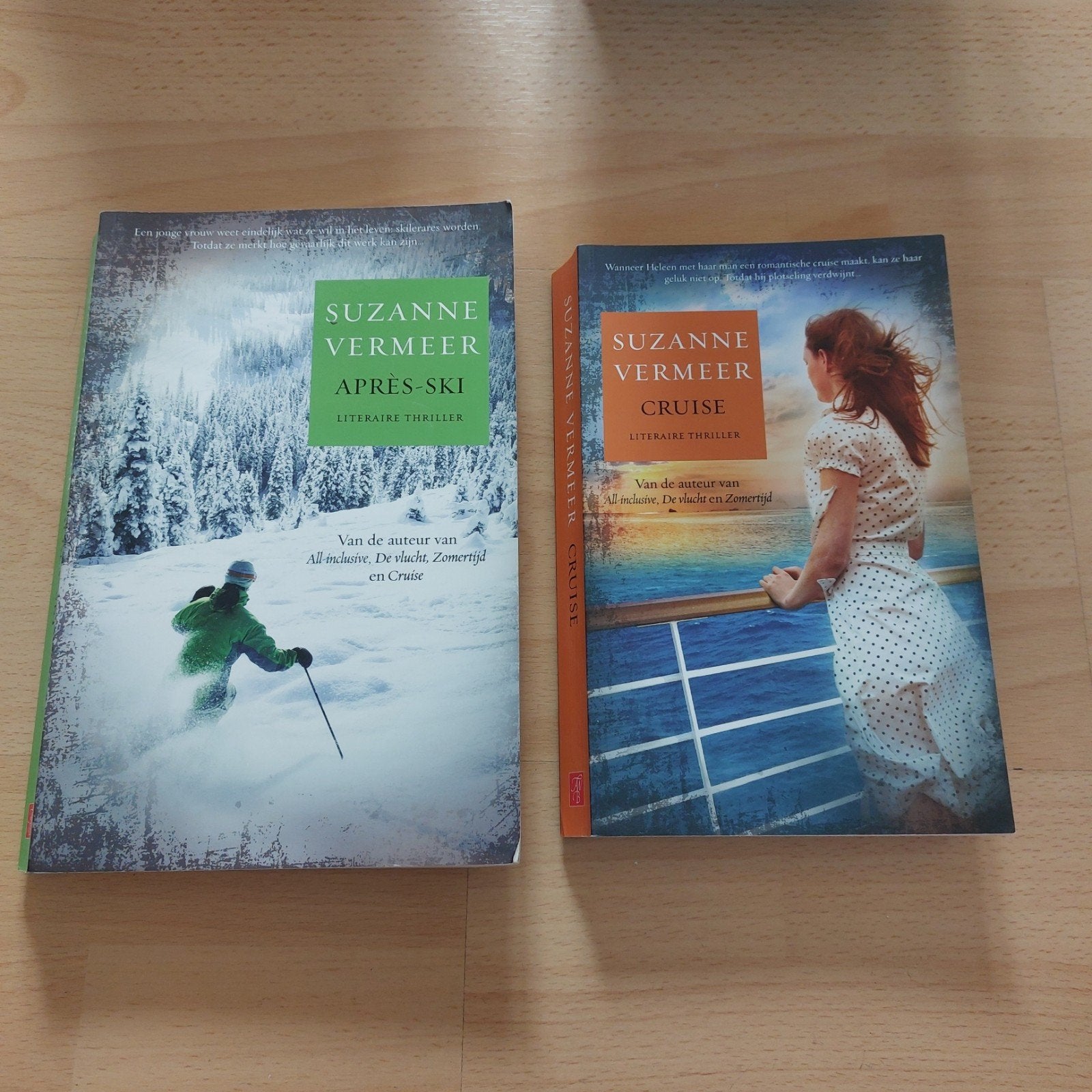 Suzanne Vermeer Thriller Boeken: Après-Ski & Cruise, Boeken, Ophalen of Verzenden, Gelezen, Suzanne Vermeer, Nederland