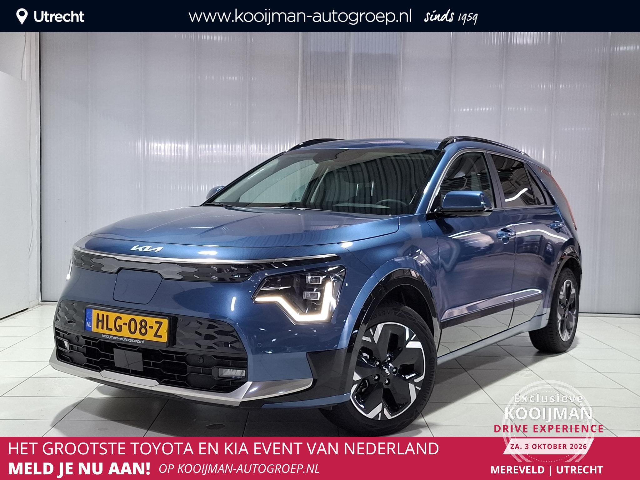 Kia Niro EV Air 64.8 kWh Stoel en Stuur verwarming, elektris
