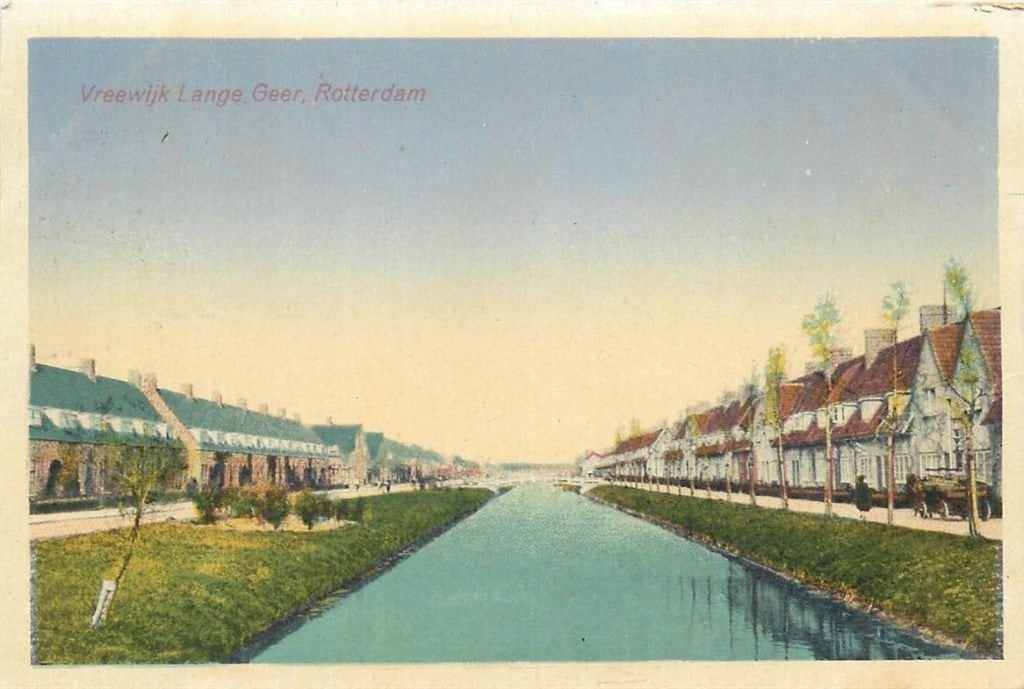 701-413-017 Rotterdam Vreewijk Lange Geer, Ophalen of Verzenden, Voor 1920, Zuid-Holland