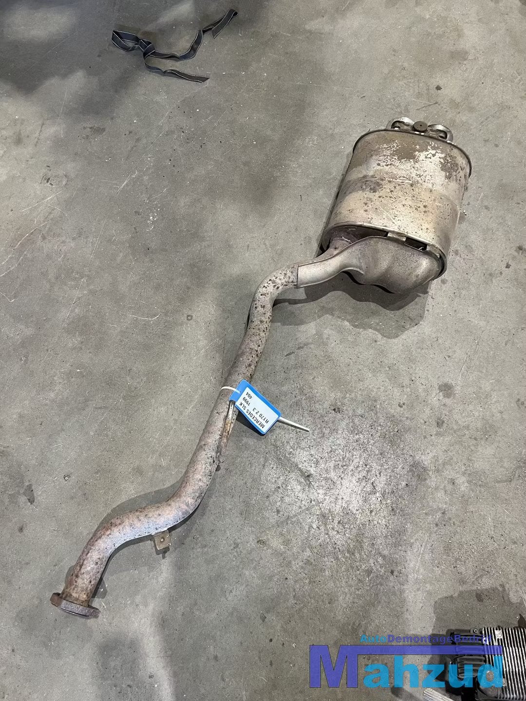 MERCEDES SLK R170 AMG uitlaat middendemper einddemper 1996-2, Gebruikt, Mercedes-Benz AG, Mercedes-Benz, Ophalen of Verzenden