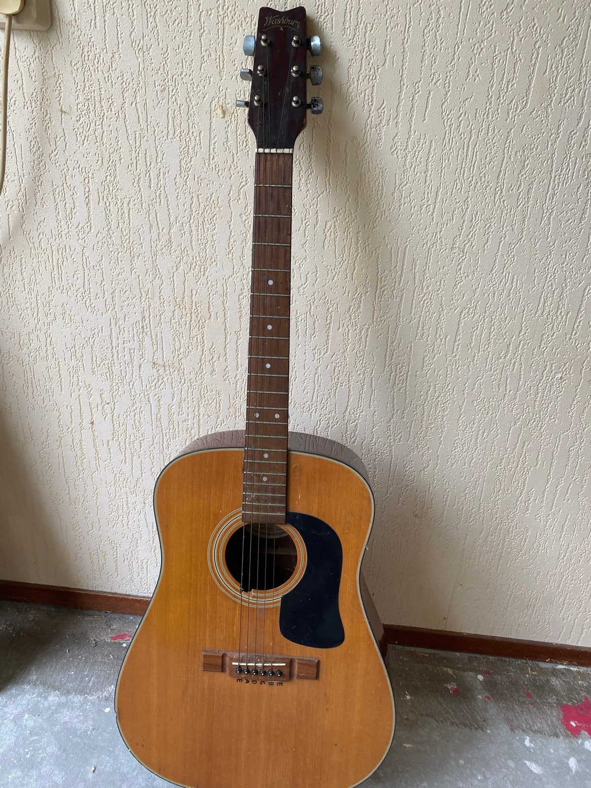 Washburn Westerngitaar - Vintage en Gebruikt, Muziek en Instrumenten, Snaarinstrumenten | Gitaren | Akoestisch, Ophalen, Gebruikt