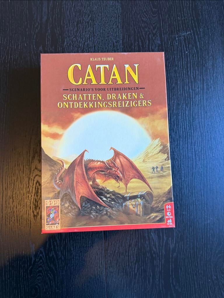 Catan: Schatten, Draken & Ontdekkingsreizigers Uitbreiding, Hobby en Vrije tijd, Gezelschapsspellen | Kaartspellen, Ophalen of Verzenden