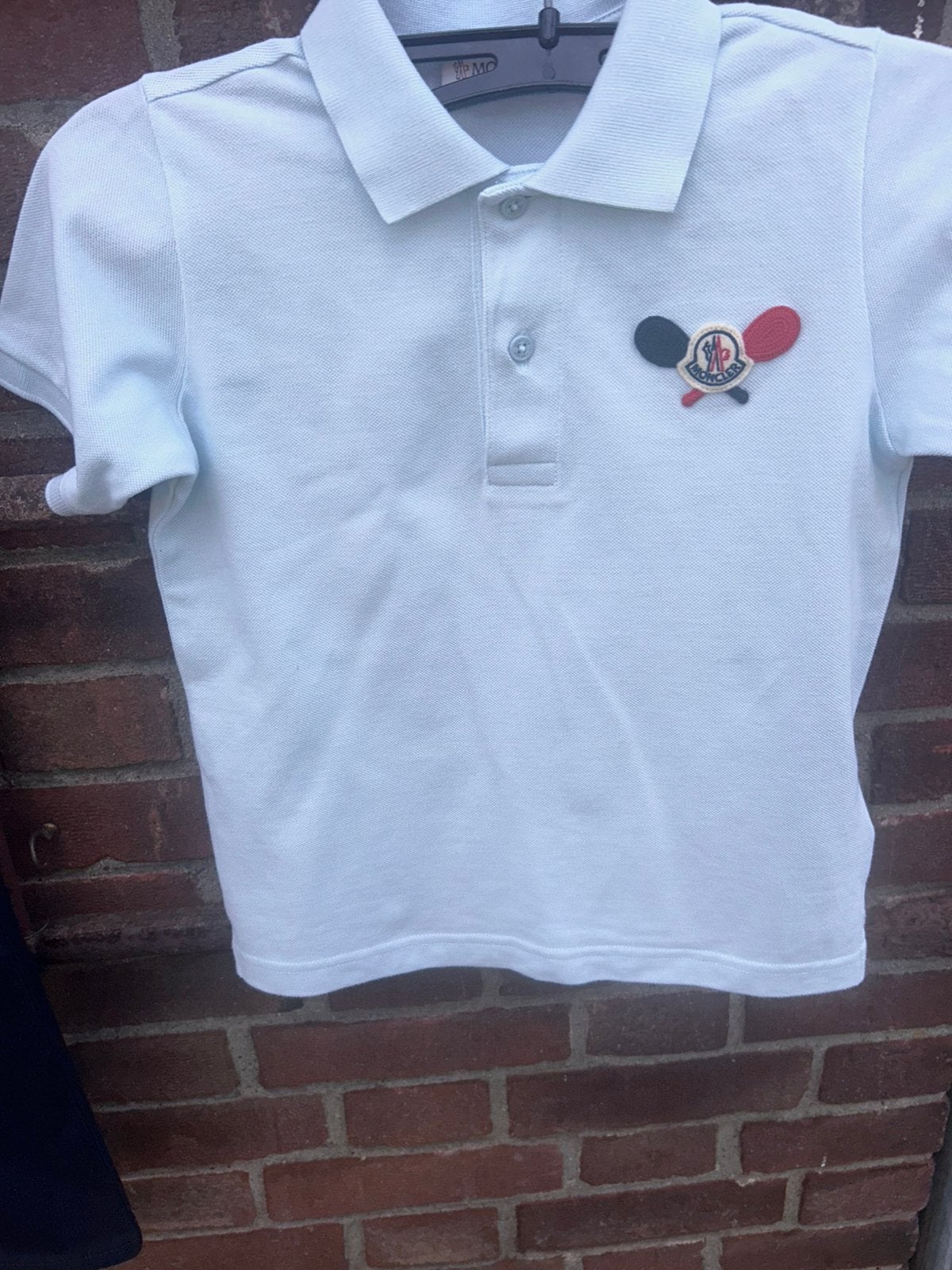 Hele mooie polo van moncler 116, Ophalen of Verzenden, Zo goed als nieuw, Jongen, Shirt of Longsleeve