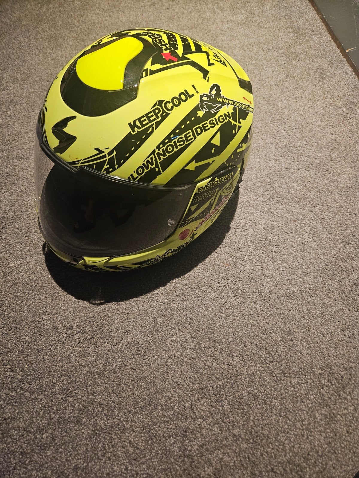 Scorpion Transformer Helm EXO-900 - Geel/Zwart, Motoren, Kleding | Motorhelmen, Overige merken, M, Systeemhelm, Heren
