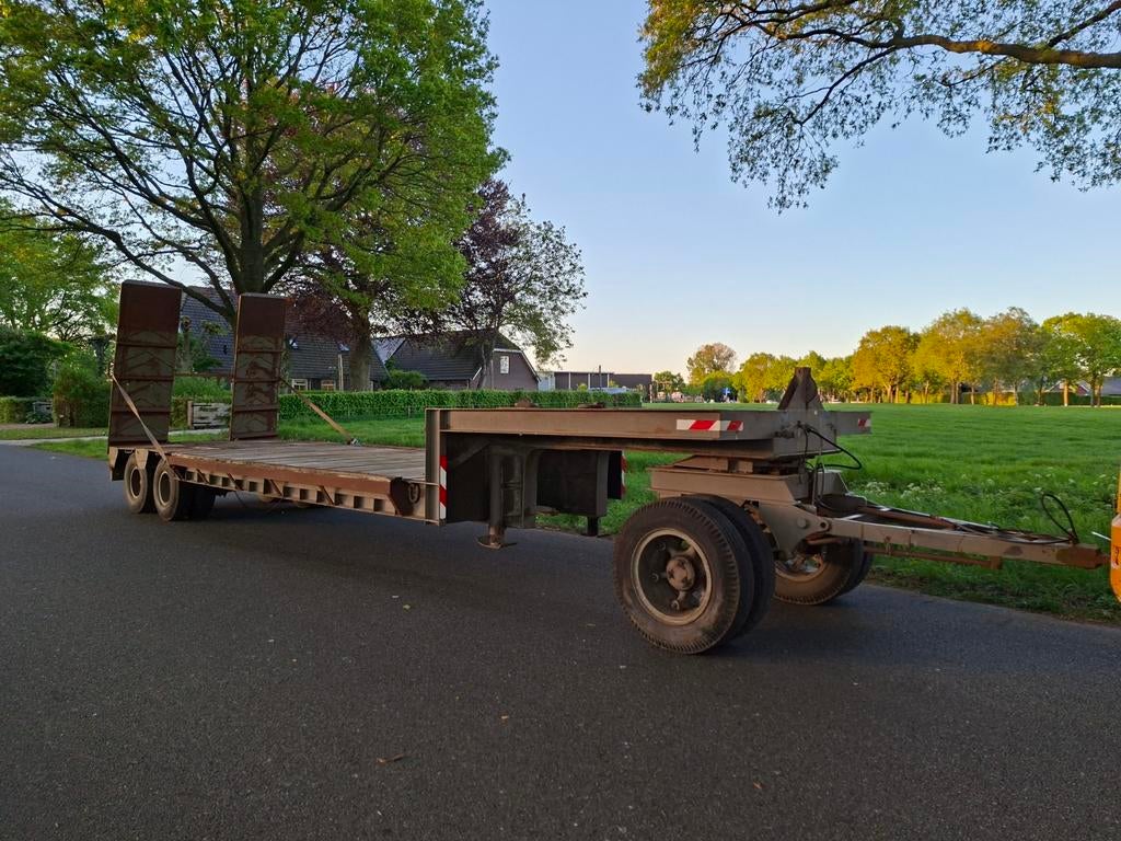 Te koop gebruikte zware ex leger Dieplader, Zakelijke goederen, Agrarisch | Werktuigen, Ophalen, Transport