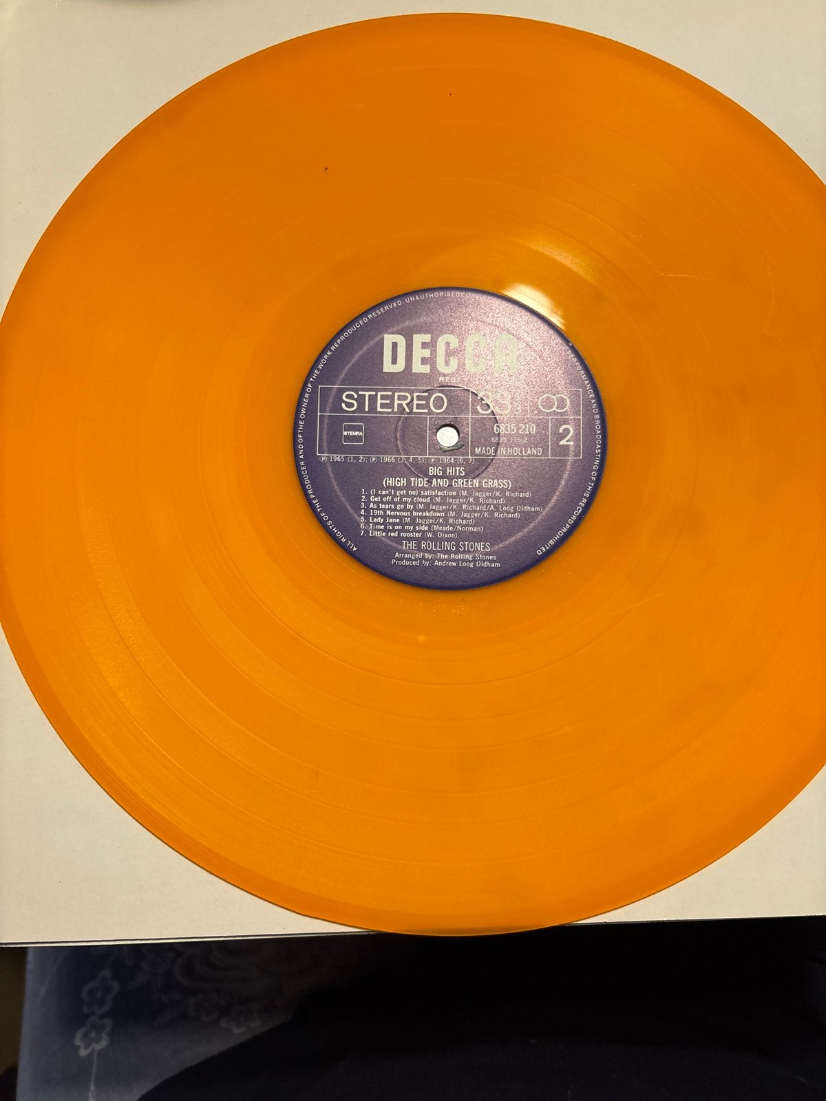 The Rolling Stones - Big Hits (High Tide and Green Grass) LP, LP, Rock, Colored vinyl, Ophalen of Verzenden