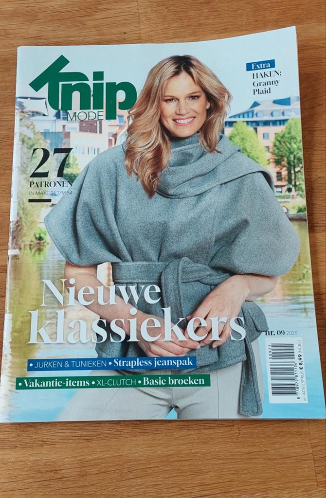Knipmode nr 9, 2025, Hobby en Vrije tijd, Kledingpatronen, Ophalen of Verzenden, Nieuw, Vrouw, Knipmode