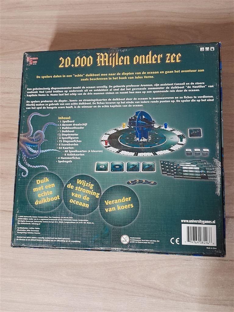 20000 mijlen onder zee - s5430, Hobby en Vrije tijd, Gezelschapsspellen | Bordspellen, Verzenden, Zo goed als nieuw