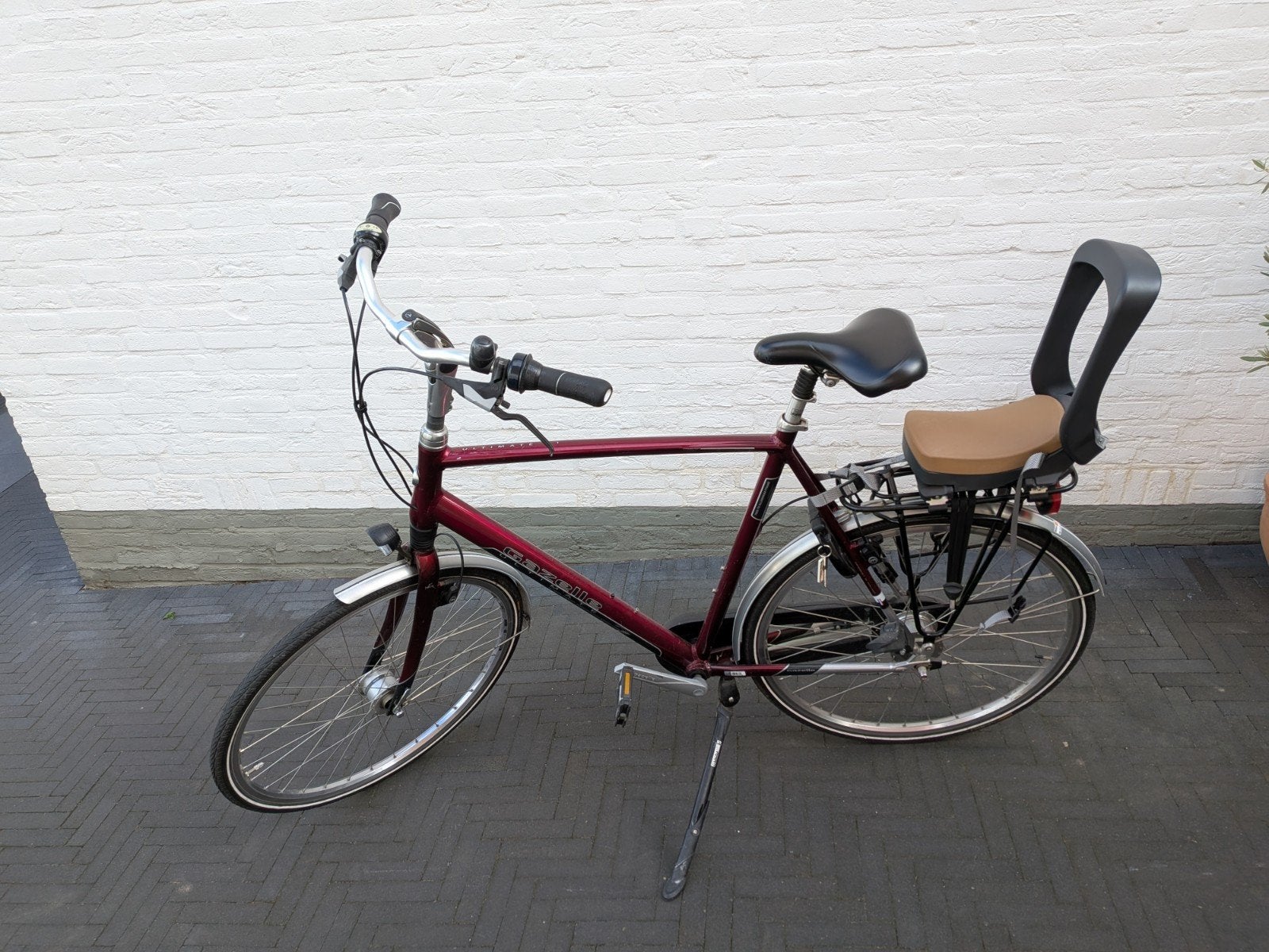Gazelle Ultimate C1 herenfiets met extra framehoogte., Fietsen en Brommers, Fietsen | Heren | Herenfietsen, Gebruikt, Gazelle
