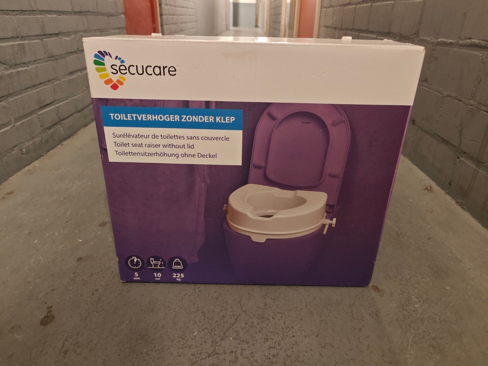 Secucare toiletverhoger zonder klep, Ophalen of Verzenden, Nieuw