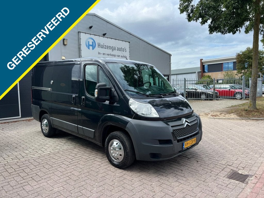 Citroën Jumper 2.2 HDI| Dub schuifdeur!| AIRCO| APK:8-4-202, Auto's, Euro 5, Stof, Gebruikt, Zwart