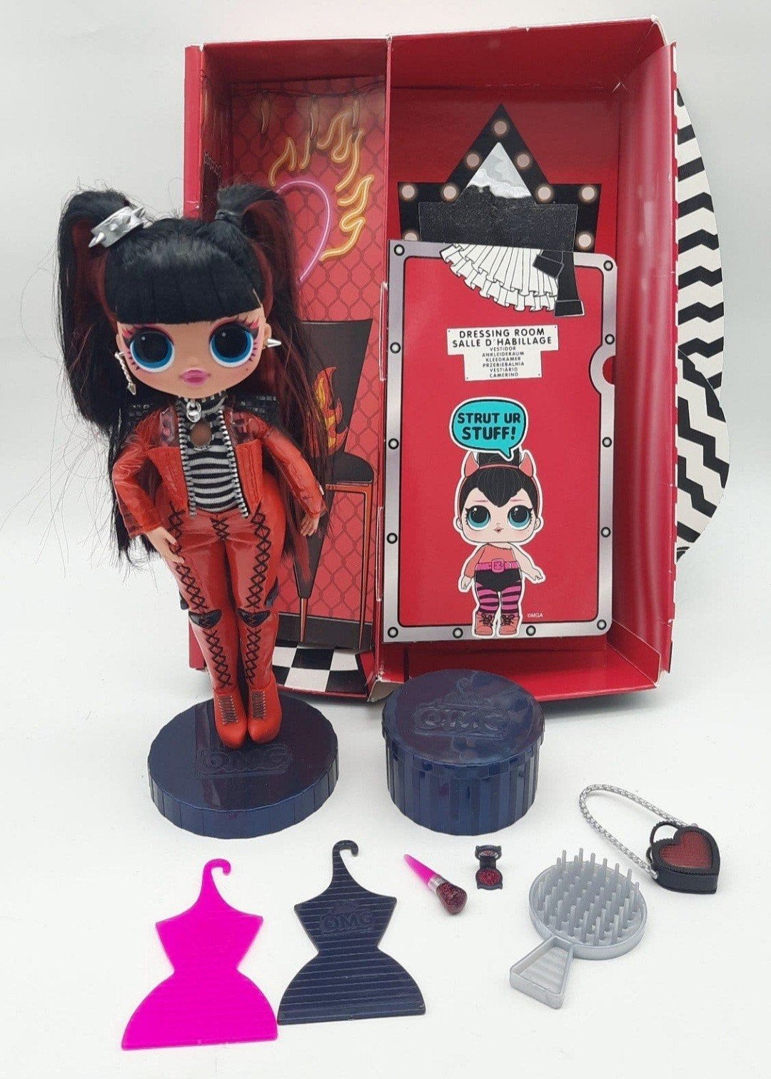 L.O.L. O.M.G. Spicy Babe Mode pop inclusief accessoires, Ophalen of Verzenden, Zo goed als nieuw, Overige typen