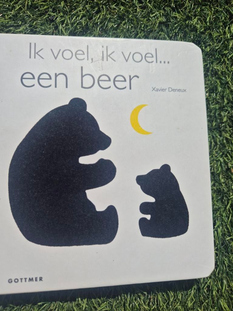 Ik voel, ik voel... een beer - Voelboekje voor baby's, Ophalen of Verzenden, Uitklap-, Voel- of Ontdekboek, 0 tot 6 maanden, Xavier Deneux