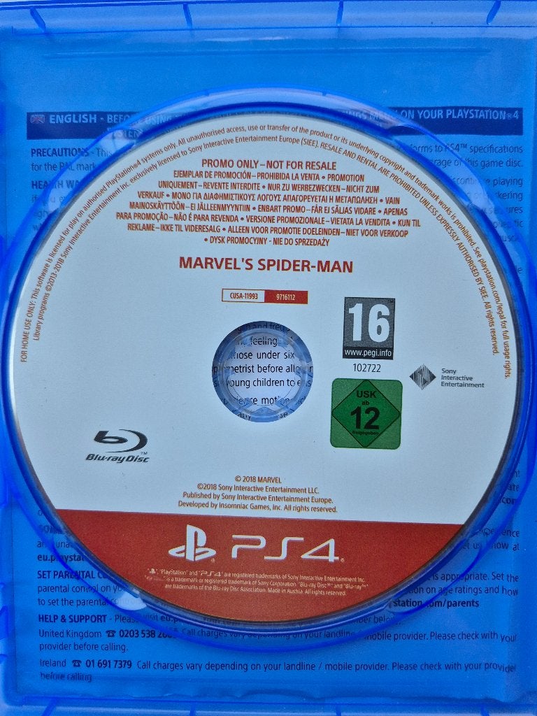 marvel SPIDER-MAN PROMO, Avontuur en Actie, Gebruikt, 1 speler, Ophalen of Verzenden