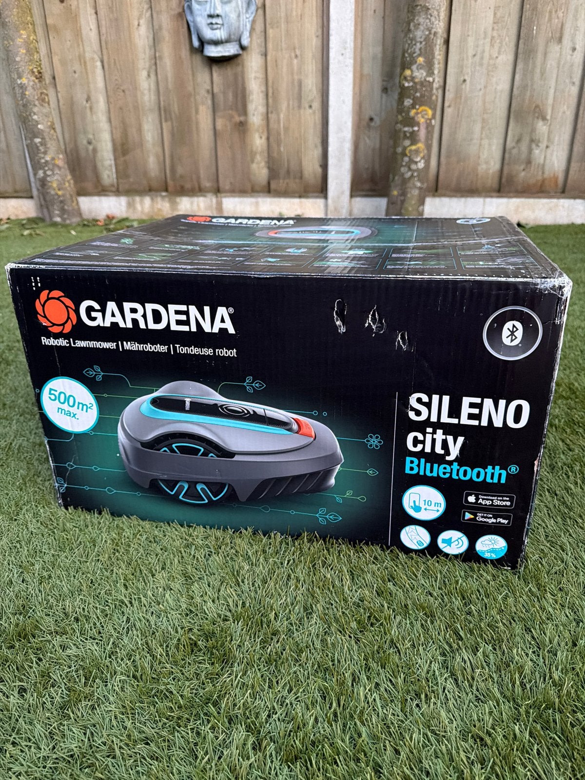 Gardena Sileno City Bluetooth Robotmaaier 500m², Ophalen, Cirkelmaaier, Accu-grasmaaier, Nieuw