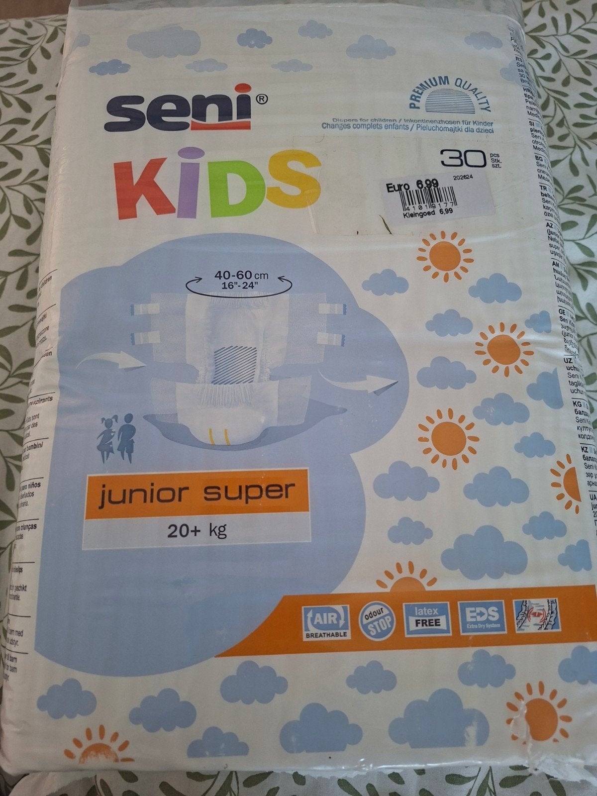 GRATIS 3X Junior super Luiers groot, Ophalen, Overige typen