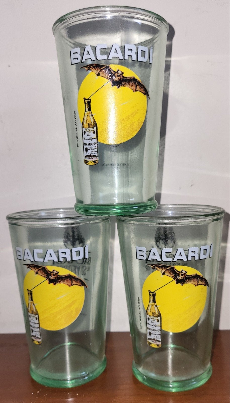Bacardí Limited Edition Glazen - Set van 3, Ophalen of Verzenden