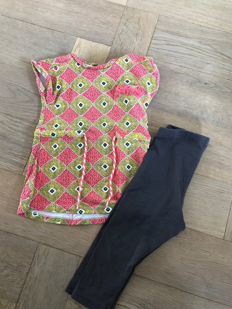 ZGAN zomerjurkje van feetje, lekkere soepele stof maat 80, Meisje, Jurkje of Rokje, Ophalen of Verzenden, Zo goed als nieuw